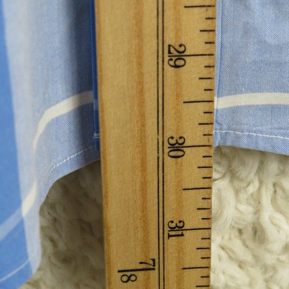 St. John's Bay* Men's Short Sleeve Button Down Curved Hem Pocket Shirt~ Large - Picture 11 of 13